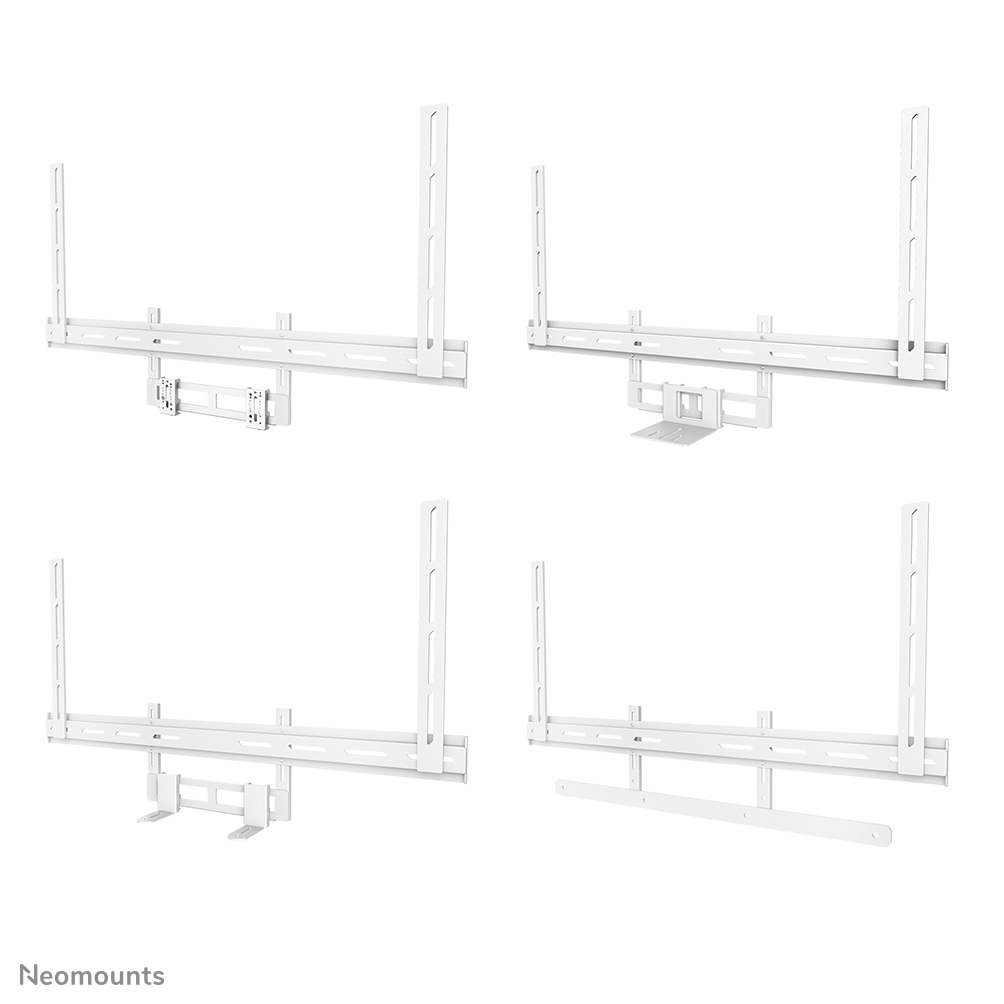 Neomounts AV2-500WH Videobar kit 43-110" - VESA - max 10 kg - universeel